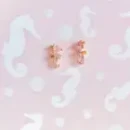 Ohrstecker Tiere "Seepferdchen" Edelstahl 14 K...