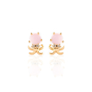 Ohrstecker Tiere "Octopus" Edelstahl 14 K...
