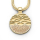 Anhänger "Strandwellen" 585 Gelbgold