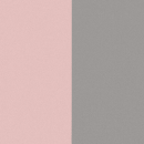 Leder 8 mm  Light Pink / Light Grey