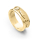 Ring "Sylt 2.0"sandlos, vergoldet 7 mm