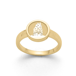 Ring "Hamburg Elphi" vergoldet