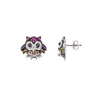 Seinerzeit Linn Eulen Ohrringe