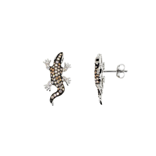 Seinerzeit Sülo Salamander Ohrringe