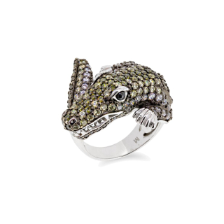 Seinerzeit Charles Krokodil Ring