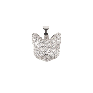 Seinerzeit Shiro Katzen Anhänger