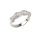 Seinerzeit White Bambus Ring