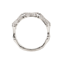 Seinerzeit White Bambus Ring