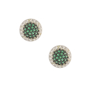 Seinerzeit Emerald Bambus Ohrringe