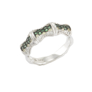 Seinerzeit Emerald Bambus Ring