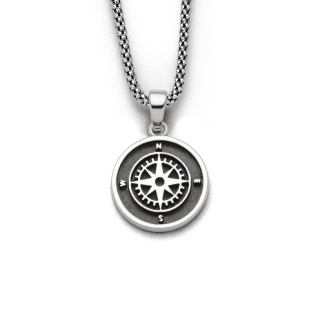 "Kompassrose 2.0" dkl. rhod. Silb.925