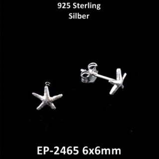Ohrstecker Mini- Seestern silber  - 925 Silber
