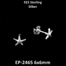 Ohrstecker Mini- Seestern silber  - 925 Silber