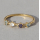 Silberring mit Mondstein/Topas/Iolith, vergoldet  Größe 56