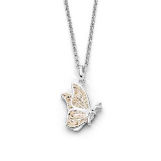 "Butterfly"Strandss. 45 cm rhod. Silb. 925