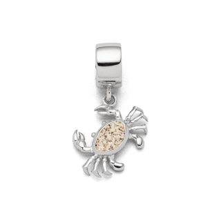 Charm "Krabbe" Strands. rhod. Silb. 925