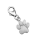 Anhänger - Charm Pfote mit Karabiner - 925 Silber
