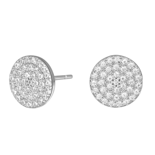 Silber rhod. Ohrringe ANNIENOR 9mm