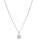Rhodinierte Silber Halskette ANNIENOR 9mm