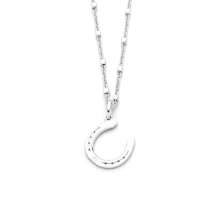 Pferdeglück "Hufeisen" rhod. Silb. 925