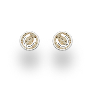 Pferdeglück"Hufeisen" Strands. rhod. Silb.925