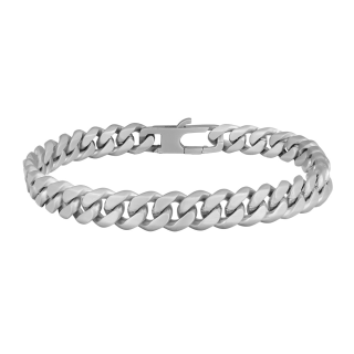 SON Armband STAHL Panzer gebürstet 21cm 21
