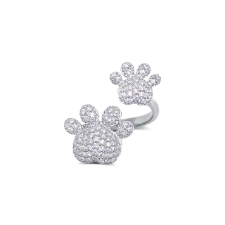 Seinerzeit Paw Pfoten Ring