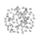 Clip ( 1 Paar ) für Ohrstecker silber - edelstahl