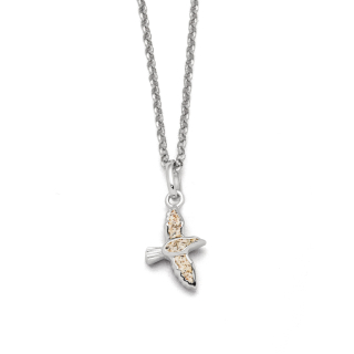 "Möwe" Strands.. 45 cm rhod. Silb. 925