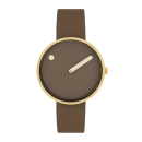 PICTO Armbanduhr mit drehbarem Zifferblatt und...