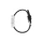 PICTO Armbanduhr mit drehbarem Zifferblatt und schwarzem TPU-Armband auf Biobasis mit polierter Stahlschließe. Das Zifferblatt dieser Uhr ist 34 mm groß.
