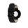 PICTO-Armbanduhr mit rotierendem Zifferblatt und schwarzem Lederarmband. Das Zifferblatt dieser Uhr hat einen Durchmesser von 40 mm