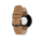 PICTO-Armbanduhr mit rotierendem Zifferblatt und cappuccinobraunem Lederarmband. Das Zifferblatt dieser Uhr hat einen Durchmesser von 40 mm.