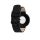 PICTO-Armbanduhr mit einem rotierenden Zifferblatt und einem schwarzen Lederarmband. Der Durchmesser des Zifferblatts dieser Uhr beträgt 40 mm.