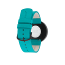 PICTO-Armbanduhr mit einem rotierenden Zifferblatt und einem Life Aquatic-Lederarmband. Der Durchmesser des Zifferblatts dieser Uhr beträgt 40 mm.