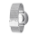 PICTO Armbanduhr mit drehbarem Zifferblatt und mattem Stahlnetzband. Das Zifferblatt dieser Uhr ist 40 mm groß.