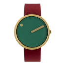 PICTO-Armbanduhr mit drehbarem Zifferblatt und...