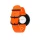 PICTO Ocean Ghost Net 40 mm Armbanduhr mit orangefarbenem, drehbarem Zifferblatt und Signal Orange recyceltem Armband