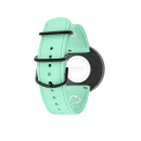 PICTO Ocean Ghost Net 40 mm Armbanduhr mit drehbarem Zifferblatt und Manta Ray Black Armband aus recyceltem Material