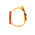 PICTO Ocean Ghost Net 40 mm Armbanduhr mit drehbarem Zifferblatt und recyceltem Armband in Gebranntem Gelb