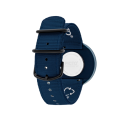 PICTO Ocean Ghost Net 40 mm Armbanduhr mit rotierendem Zifferblatt und Navy Blue recyceltem Armband