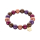 Space Beads -12 mm Perlen- Armband lila / braun Mix