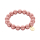 Space Beads -12 mm Perlen- Armband rosa uni