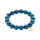 Space Beads -12 mm Perlen- Armband dunkel blau uni