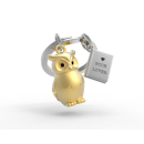 Schlüsselanhänger Wise Owl ( Eule ) gold