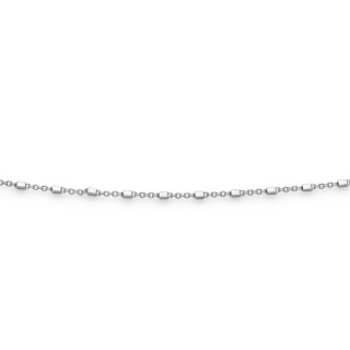 "Fantasiekette 1.2 mm" 50 cm rhod. Silb. 925