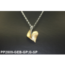 Anhänger "Tani- Heart" groß silber /...