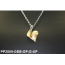 Anhänger "Tani- Heart" groß silber /...