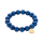 Space Beads -12 mm Perlen- Armband leuchtend dunkel blau