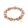 Space Beads Special -12 mm Perlen- Armband hell- lila, gold Mix